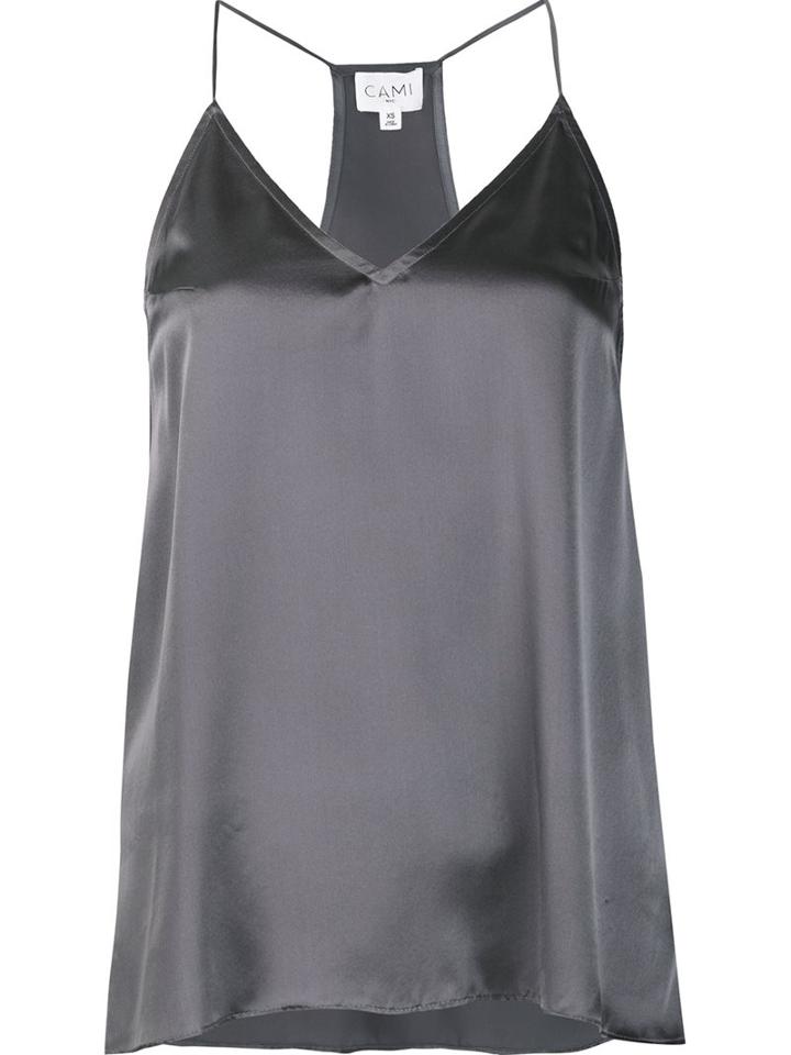 Cami 'jenna' Cami Top, Women's, Size: Xs, Grey, Silk