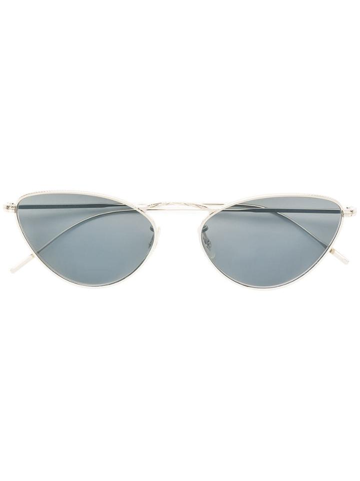 Oliver Peoples Lelaina Cat Eye Sunglasses - Metallic