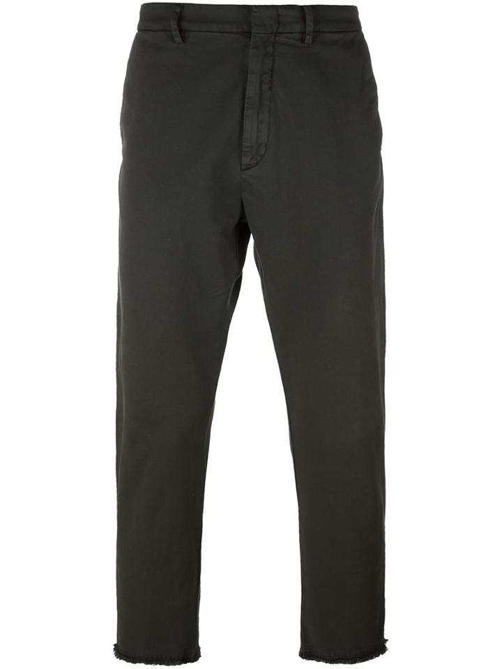 Pence 'baldo' Tapered Trousers, Men's, Size: 52, Grey, Cotton/spandex/elastane