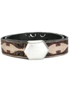 Golden Goose Deluxe Brand Laser-cut Belt, Women's, Size: 75, Black, Leather