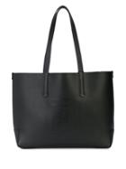 Burberry Embossed Monogram Motif Tote - Black