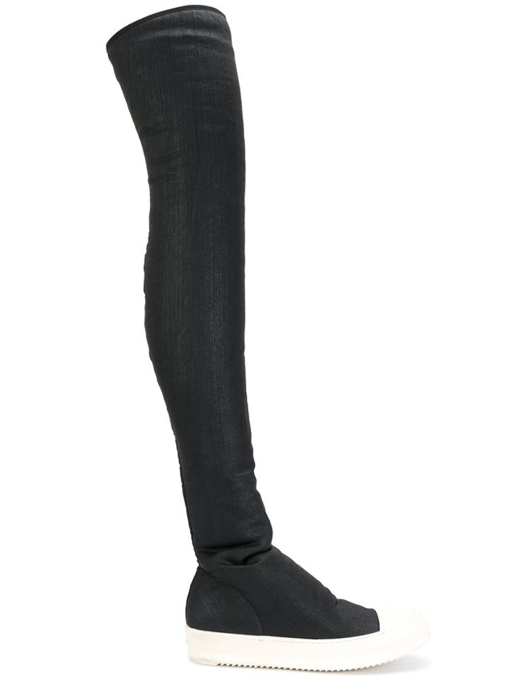 Rick Owens Drkshdw Sock Sneaker Boots - Black