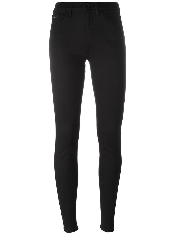 Calvin Klein Jeans Skinny Jeans, Size: 30, Black, Cotton/lyocell/spandex/elastane