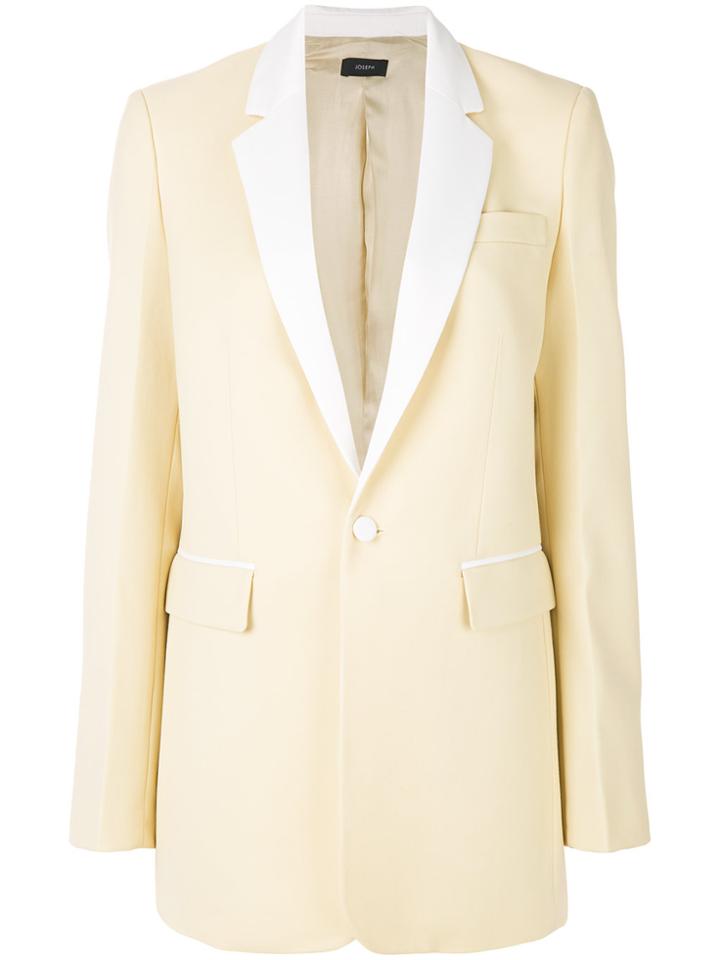 Joseph Evening Single-breasted Blazer - Yellow & Orange
