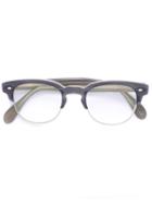 Oliver Peoples 'hendon La' Glasses, Grey, Acetate/metal (other)