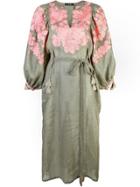 Vita Kin Floral Tassel Detail Dress - Green