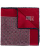 Brioni Printed Handkerchief - Red