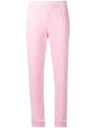 Moschino Embroidered Logo Track Pants - Pink
