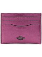Coach Metallic Cardholder - Pink