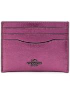 Coach Metallic Cardholder - Pink