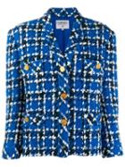 Chanel Pre-owned '1990s Tweed Jacket - Blue
