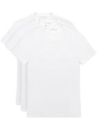 Prada Three Pack Jersey T-shirts - White