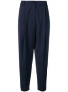 Barena Garbo Pleated Trousers - Blue