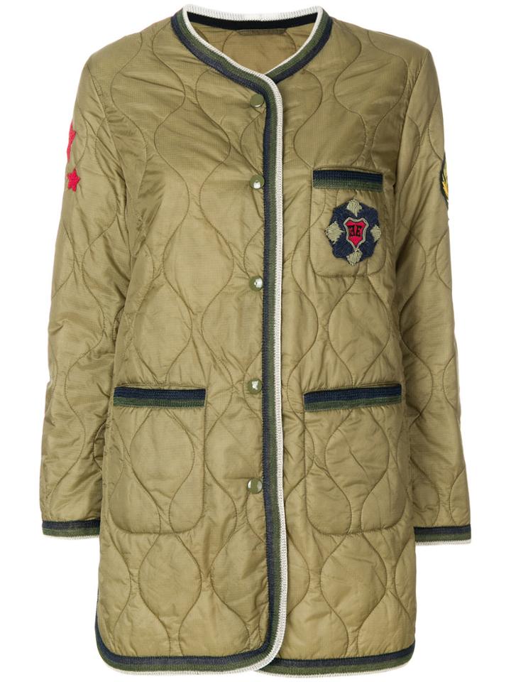 Ermanno Scervino Quilted Jacket - Green