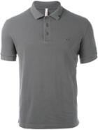 Sun 68 Logo Polo Shirt, Men's, Size: L, Grey, Cotton
