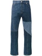 Alexander Mcqueen - Patchwork Jeans - Men - Cotton - 52, Blue, Cotton
