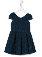 Miss Blumarine Textured Evening Dress, Girl's, Size: 8 Yrs, Blue