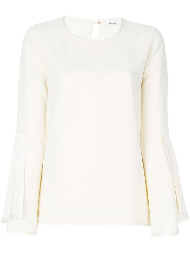 P.a.r.o.s.h. Stepped Sleeve Top - Neutrals
