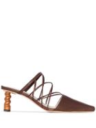 Rejina Pyo Lisa Multi-strap Mules - Brown