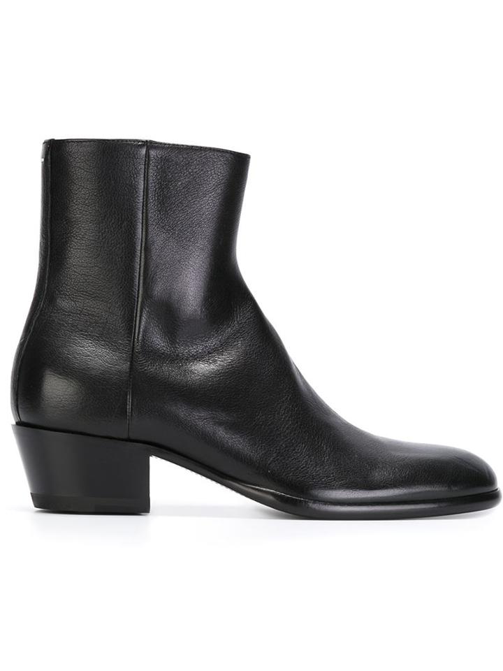 Maison Margiela Classic Ankle Boots, Women's, Size: 37, Black, Calf Leather/leather
