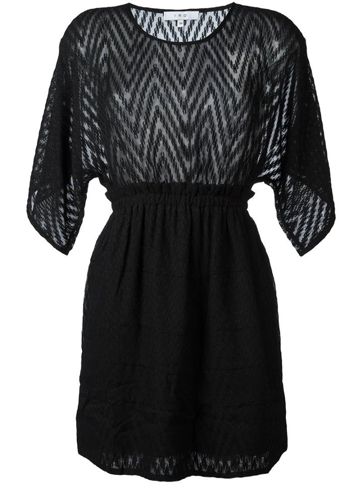 Iro Chevron Overlay Dress
