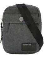 Diesel De-keep Shoulder Bag, Men's, Grey, Cotton