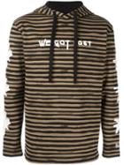 Multi Print Striped Hoodie, Men's, Size: Large, Brown, Cotton, Blood Brother