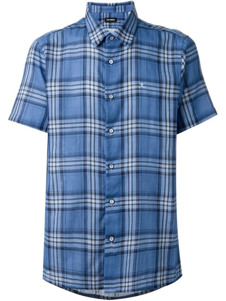 Raf Simons Checked Shortsleeved Shirt