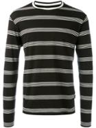 Ps By Paul Smith Striped Longsleeved T-shirt, Men's, Size: Xxl, Black, Cotton