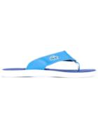 Lacoste Branded Flip Flops - Blue