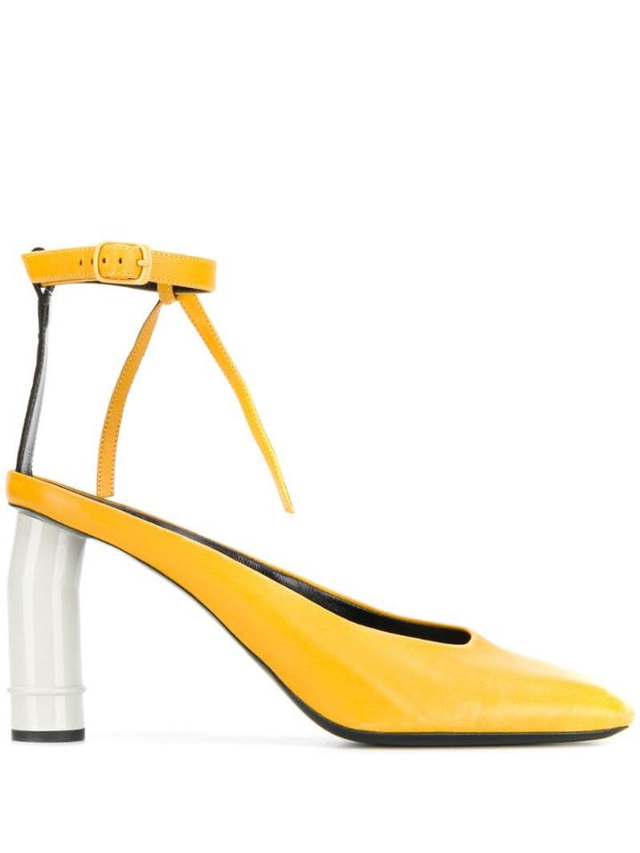 Nina Ricci Sculpted Heel Pumps - Yellow