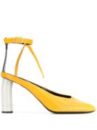 Nina Ricci Sculpted Heel Pumps - Yellow