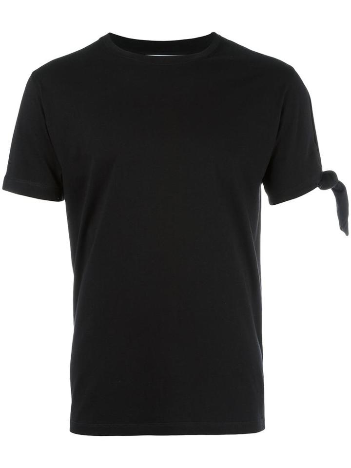 J.w.anderson Contrast Sleeve T-shirt, Men's, Size: Small, Black, Cotton