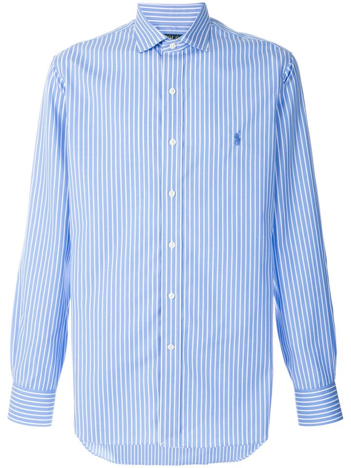Polo Ralph Lauren Slim-fit Striped Shirt - Blue