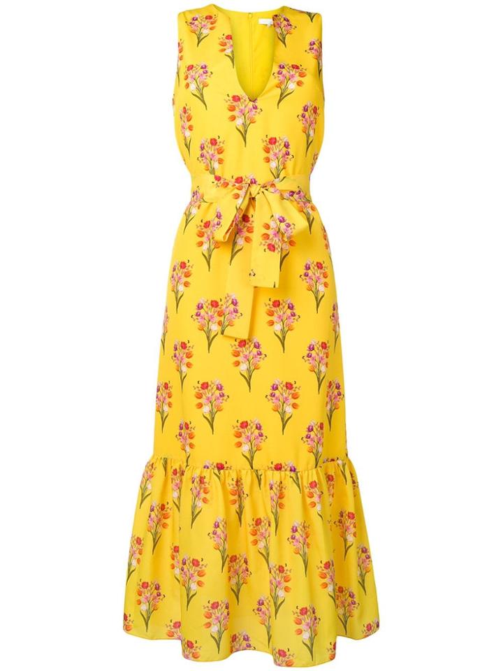 Borgo De Nor Floral Print Dress - Yellow