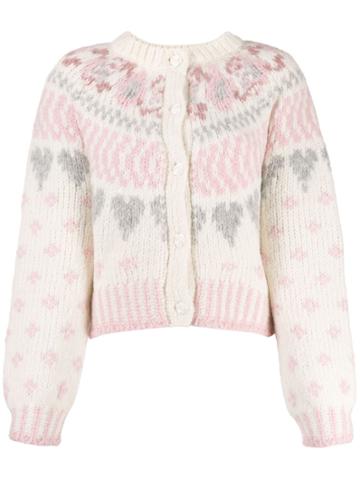 Love Shack Fancy Jamie Knit Cardigan - Neutrals