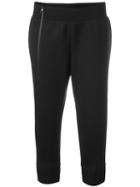 Adidas By Stella Mccartney Essentials Three-quarter Sweat Pants, Women's, Size: Large, Black, Polyurethane/modal