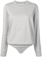 T By Alexander Wang Sweater Bodysuit - Grey