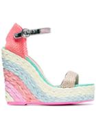 Sophia Webster Lucita 140 Wedge Sandals - Multicolour