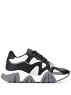 Versace Squalo Low-top Sneakers - Black