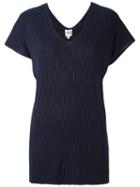 Armani Collezioni V-neck Textured T-shirt
