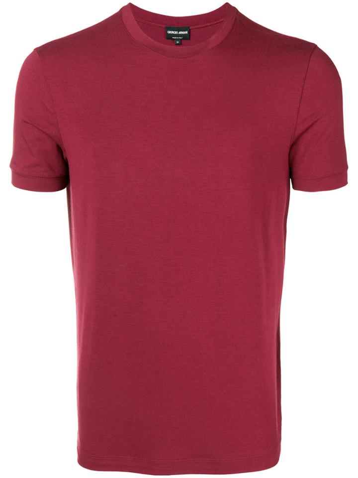 Giorgio Armani Classic T-shirt - Red