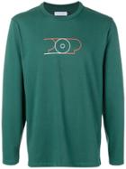 Pop Trading International Longsleeved Striped Jumper - Green