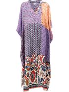 Pierre-louis Mascia Panelled Kaftan Dress - Multicolour