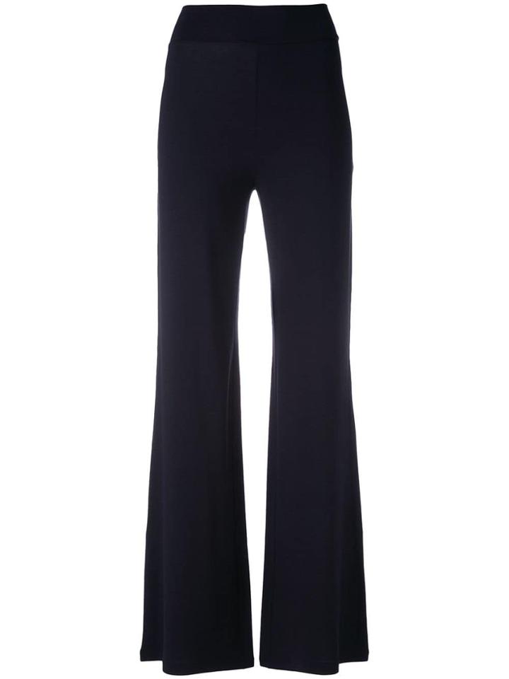 D.exterior Wide Leg Soft Trousers - Blue