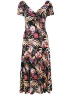 Etro Floral Print Midi Dress - Multicolour