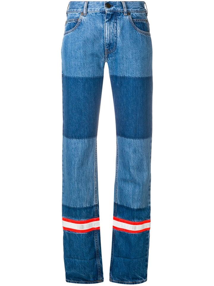 Calvin Klein 205w39nyc High Rise Straight Leg Jeans - Blue