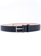 Paul Smith - Square Buckle Belt - Men - Leather - 90, Blue, Leather