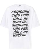 Lanvin Slogan Print T-shirt - White