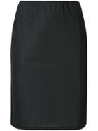 Jil Sander Straight Skirt - Black